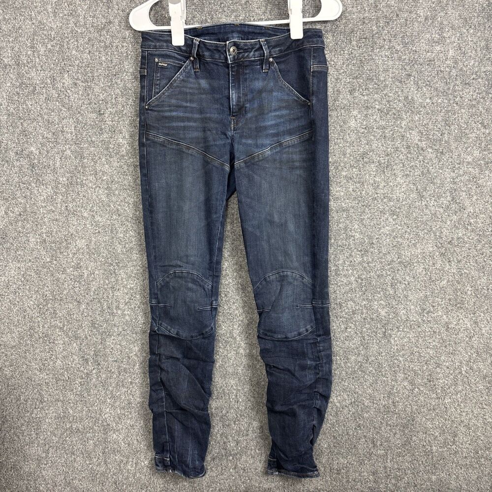 G-Star Jeans Womens  Size 30 Blue Raw 5620 Mid Skinny STAQ Damen
